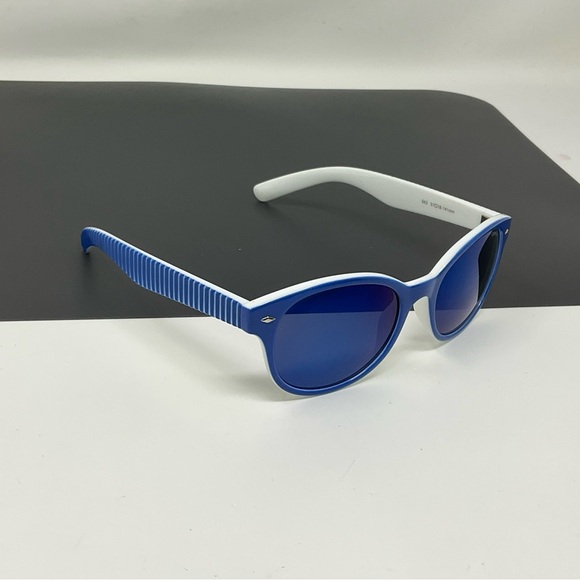 esprit sunglasses et19414 543 white and blue 51 [] 18-141 mirrored preppy main image 4